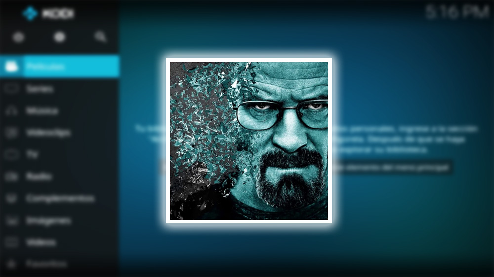 Captura de pantalla de Cristal Azul addon