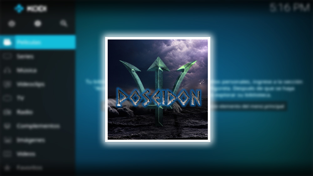 Captura de pantalla de Poseidon addon