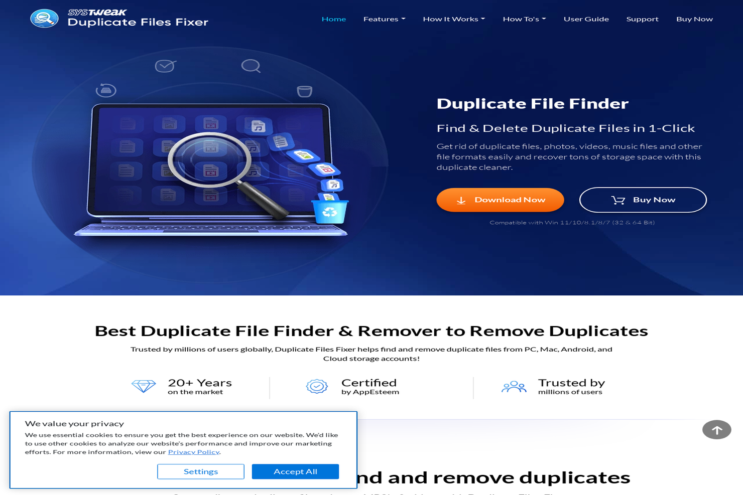Captura de pantalla de Duplicate Files Fixer