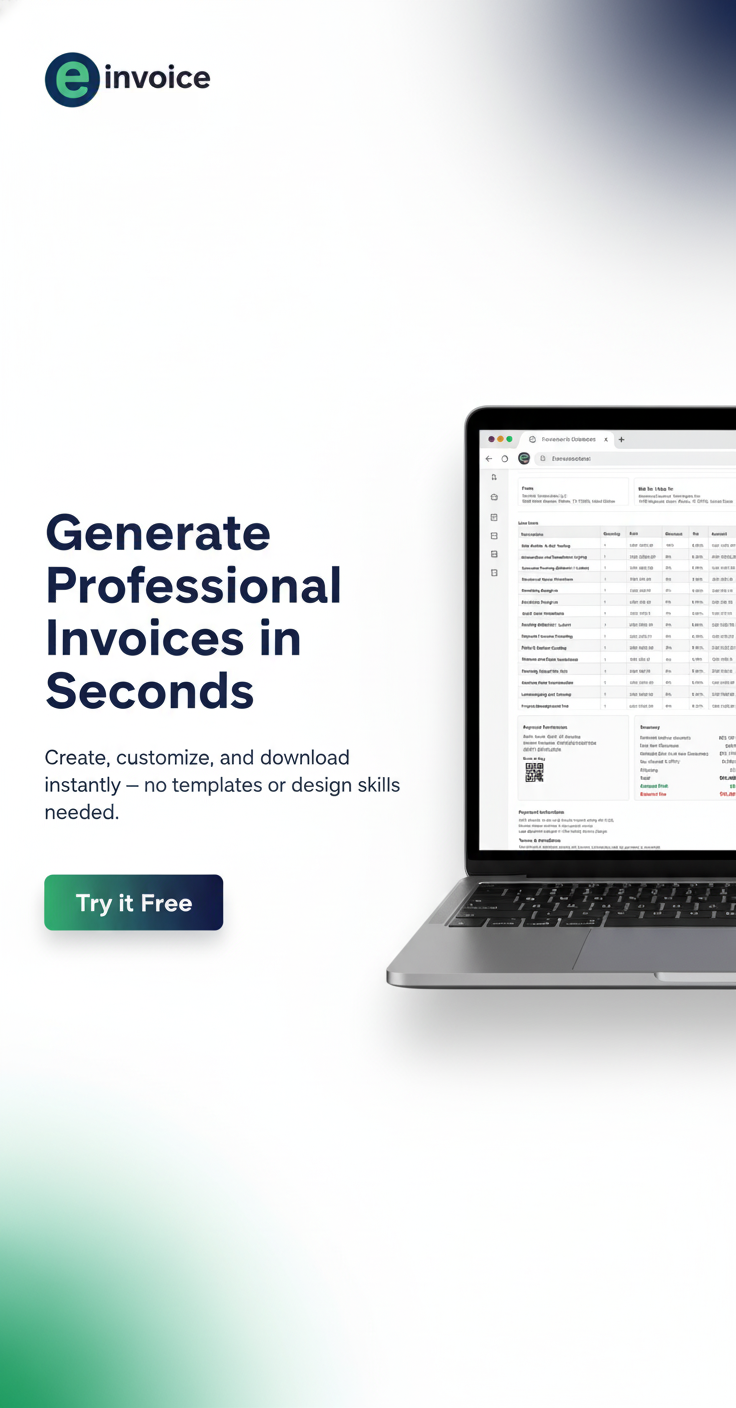 Captura de pantalla de eInvoice