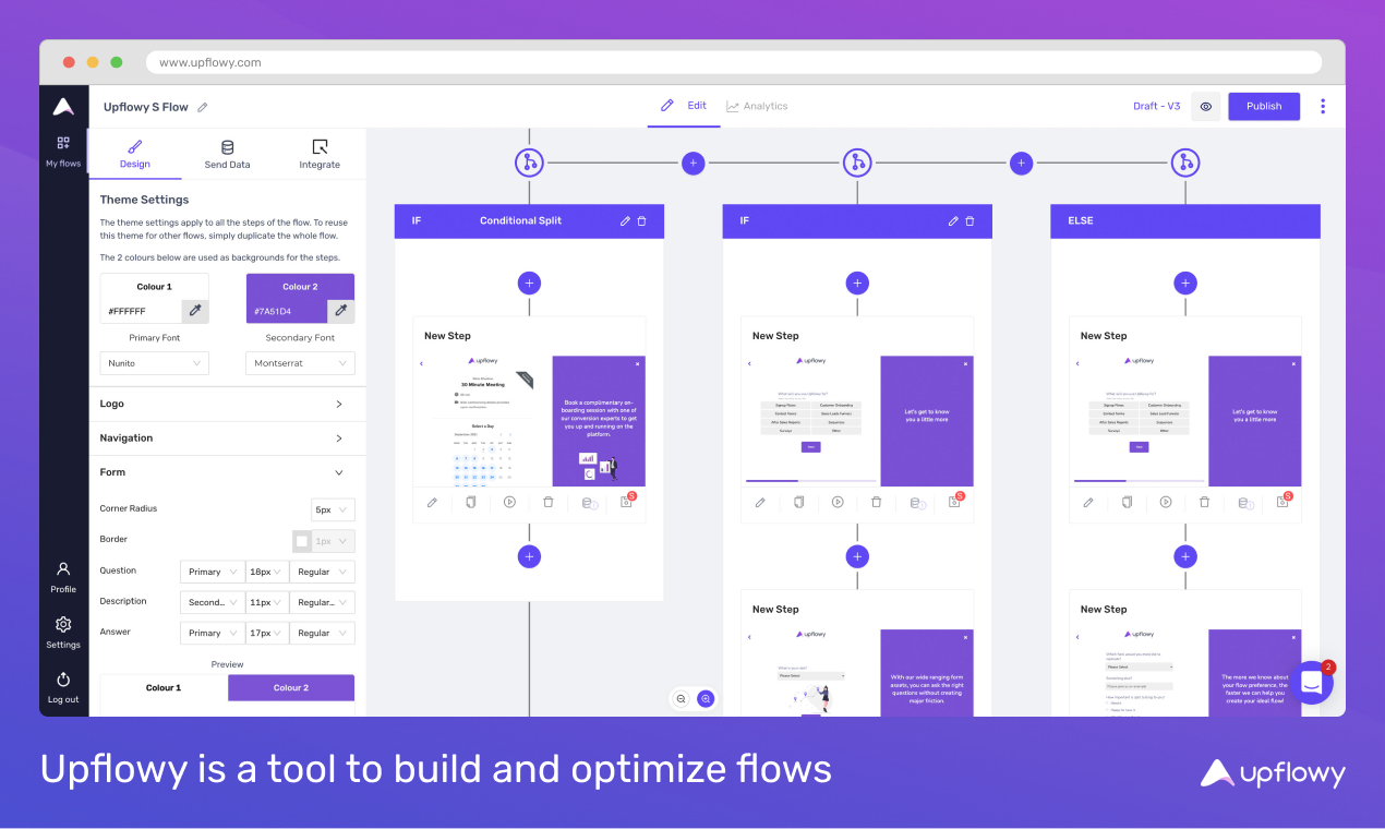 Captura de pantalla de Upflowy