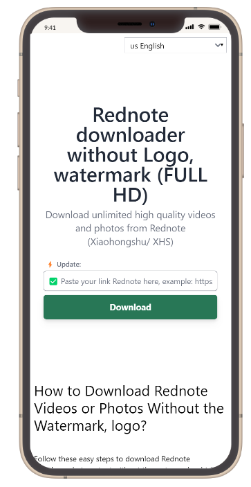 Captura de pantalla de Rednote Downloader