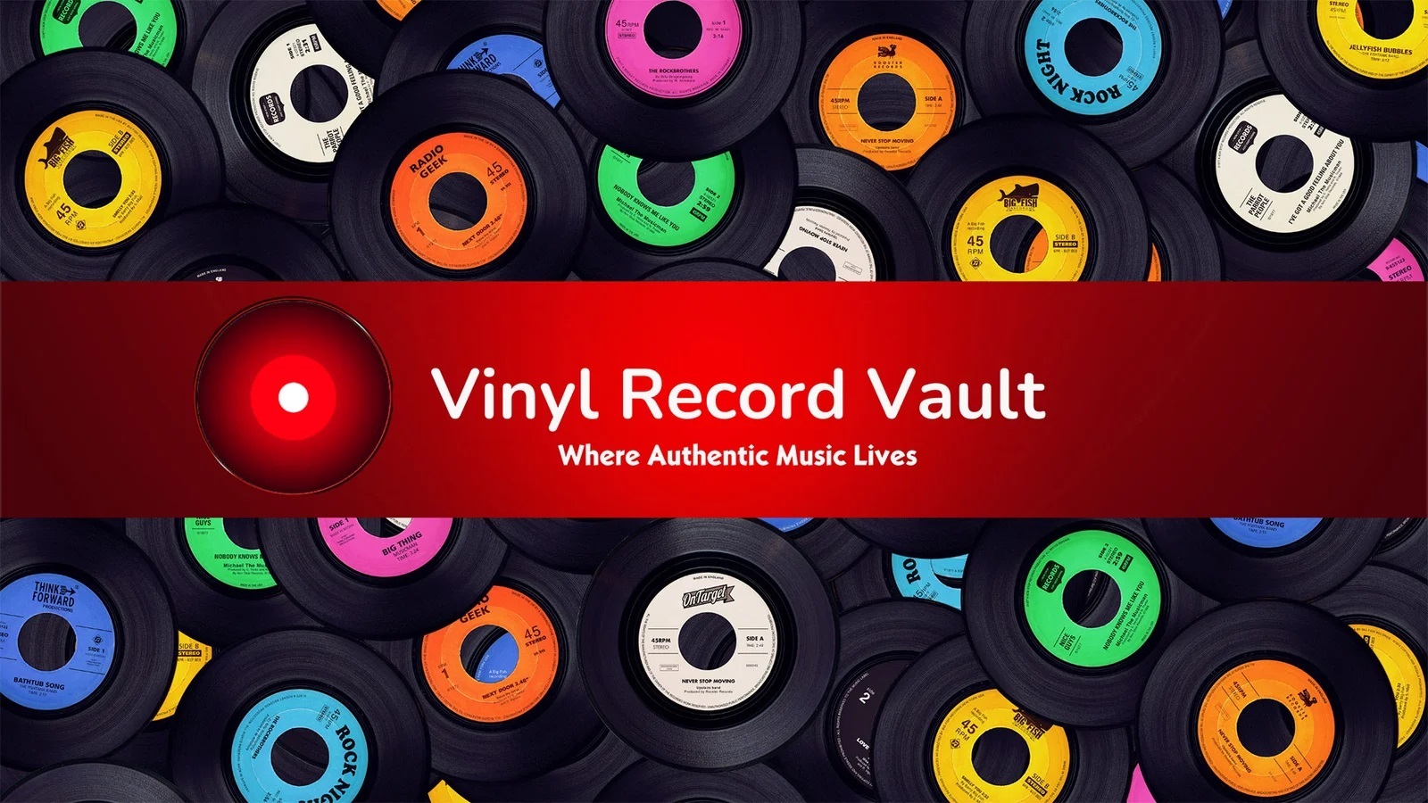 Captura de pantalla de Welcome to Vinyl Records Vault