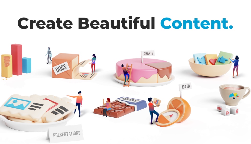 Captura de pantalla de Visme