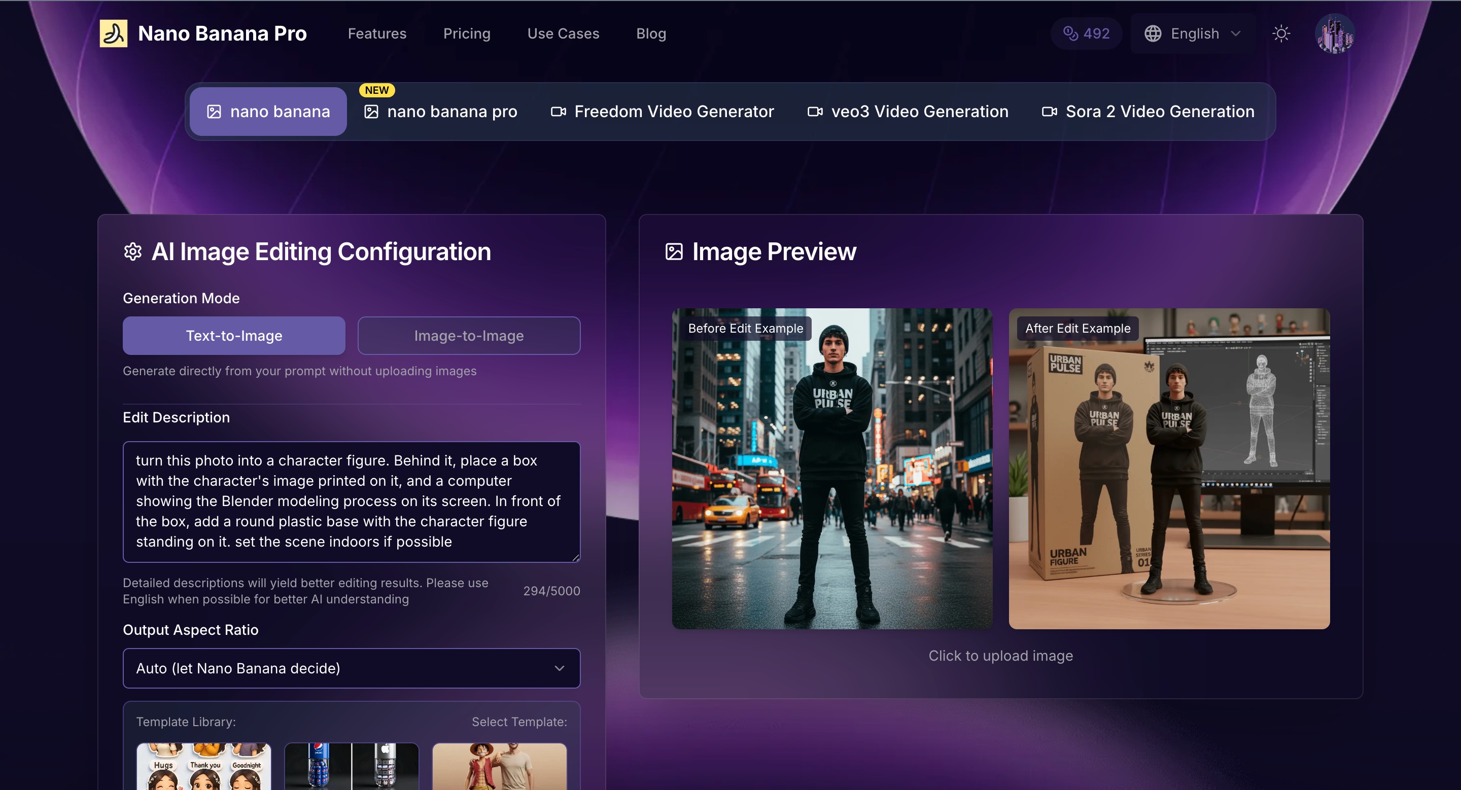 Captura de pantalla de Nano Banana Pro