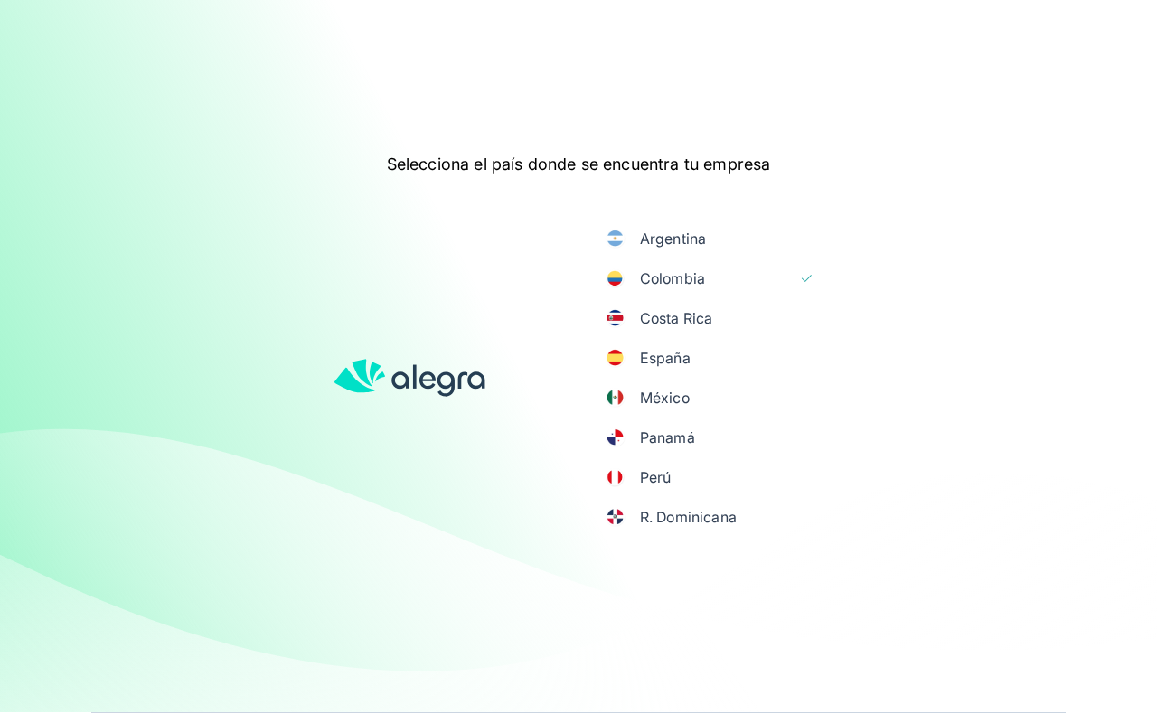 Captura de pantalla de Alegra