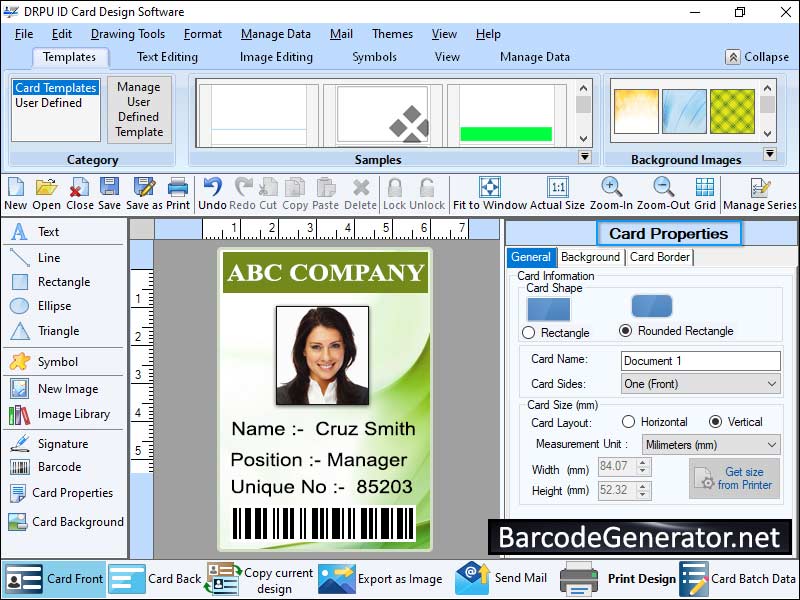 Captura de pantalla de Employee ID Cards