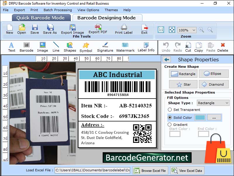 Captura de pantalla de Barcode Generator Software for Retail