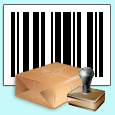 Post Office and Bank Barcode Label