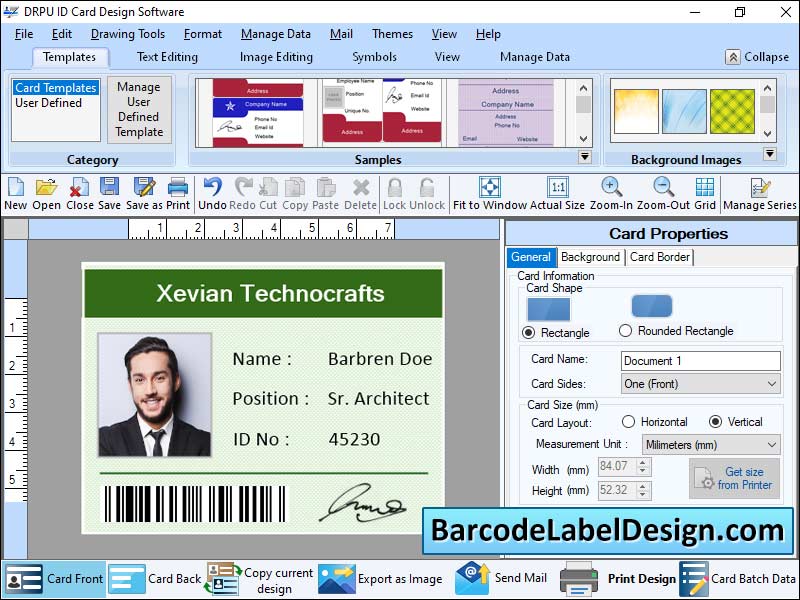 Captura de pantalla de Card Maker