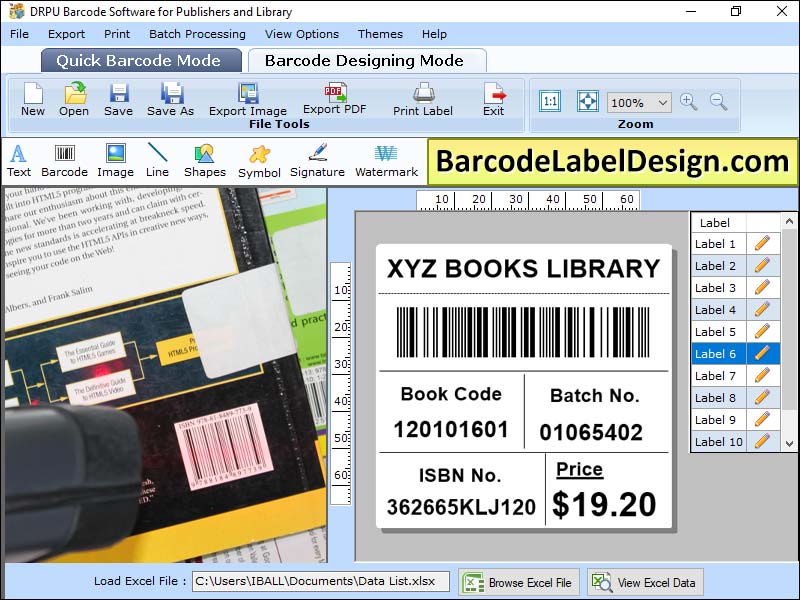 Captura de pantalla de Barcode for Libraries