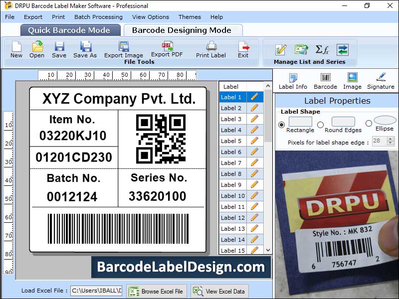 Captura de pantalla de Streckkoder