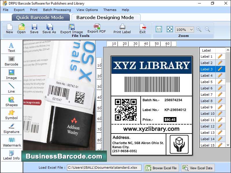 Captura de pantalla de Publishers Barcode Generator Software