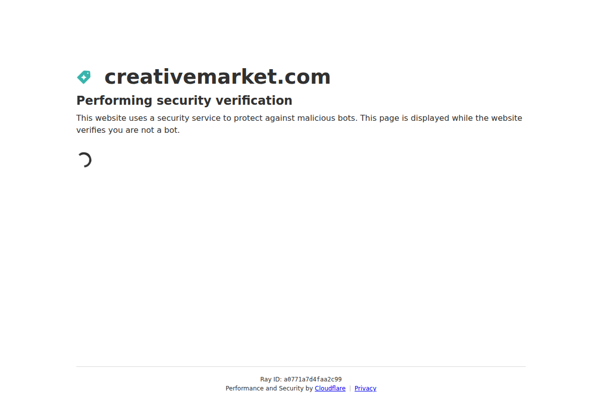 Captura de Creative Market