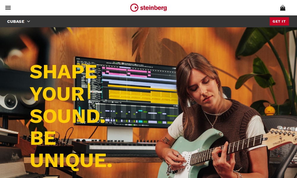 Captura de pantalla de Cubase