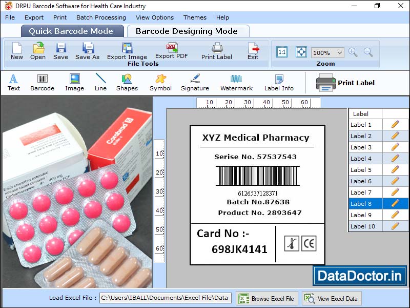 Captura de pantalla de Pharmacy Barcode Maker