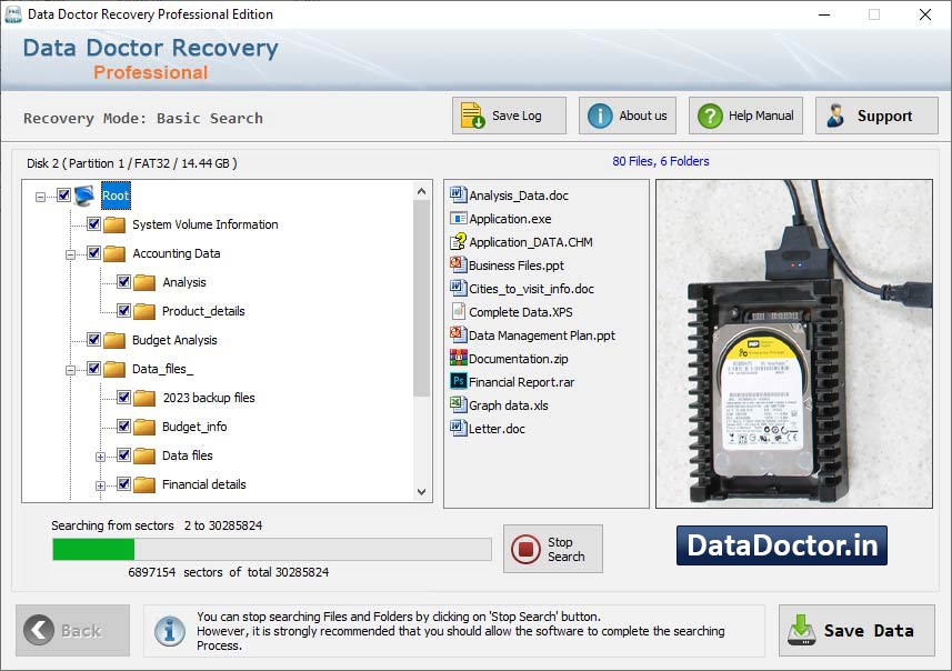 Captura de pantalla de Download Windows Recovery Software