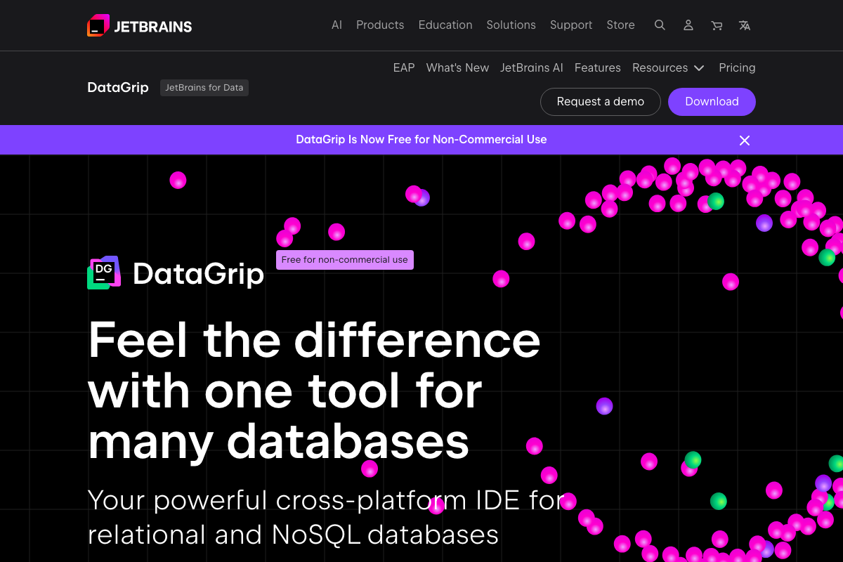 Captura de DataGrip