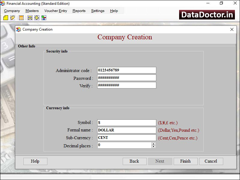 Captura de pantalla de Inventory Accounting Software