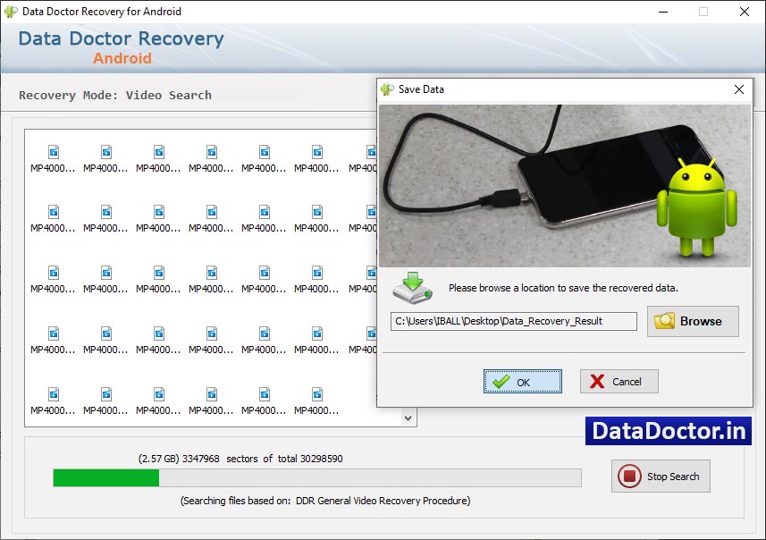 Captura de pantalla de Android SMS Messenger