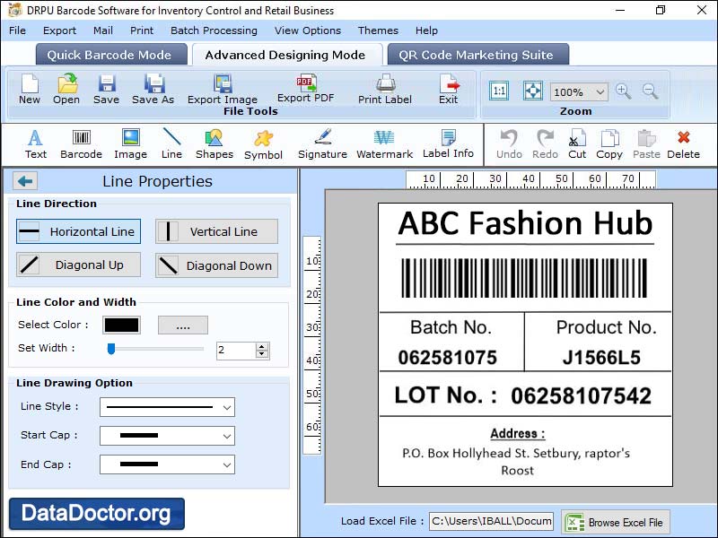 Captura de pantalla de Inventory Control Retail Barcode