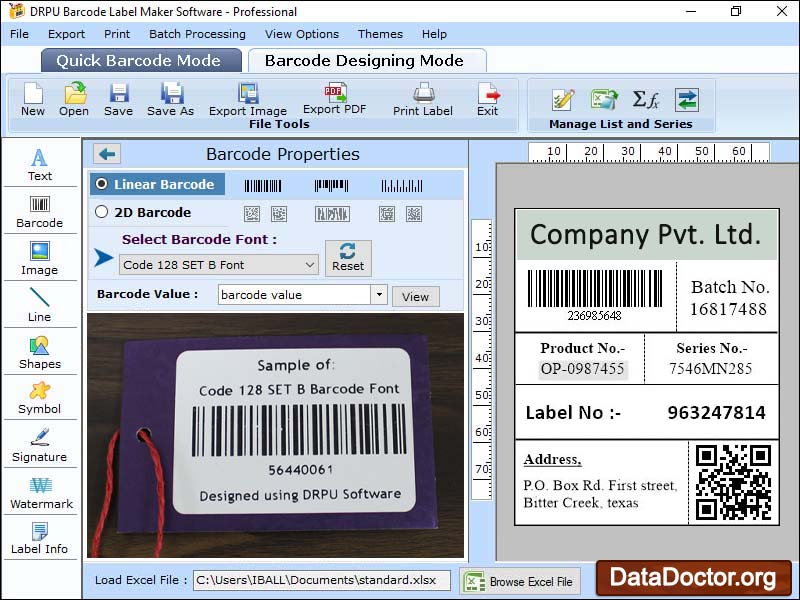 Captura de pantalla de Bar Code Generator
