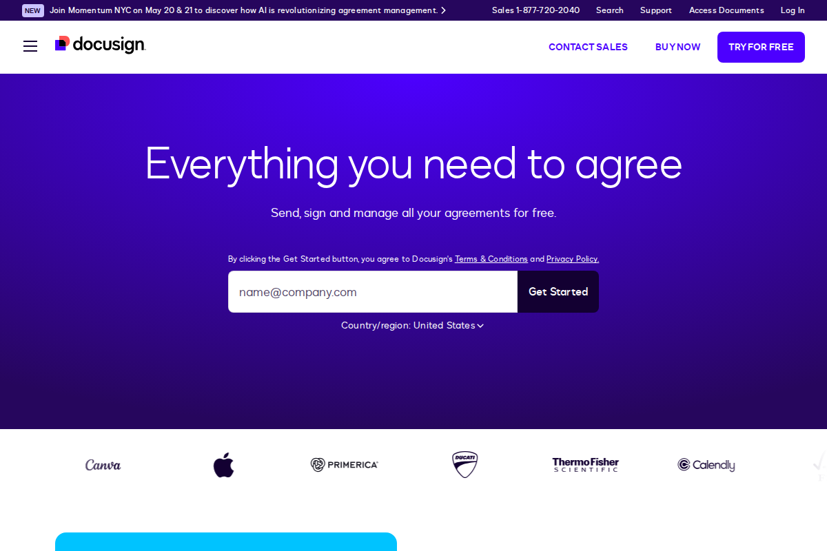 Captura de DocuSign