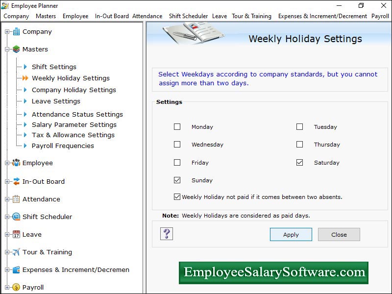 Captura de pantalla de Business Management Software