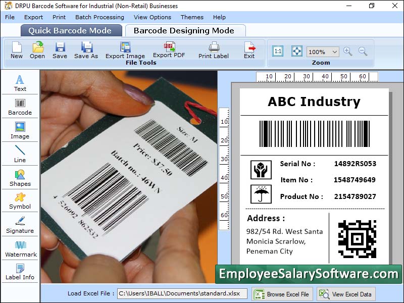 Captura de pantalla de Industrial Barcodes Download