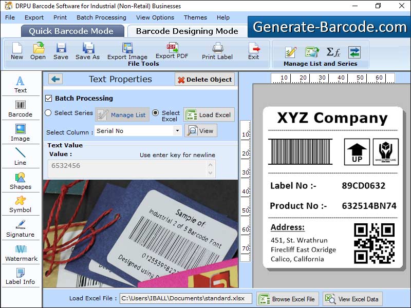 Captura de pantalla de Manufacturing Warehouse Barcode Software