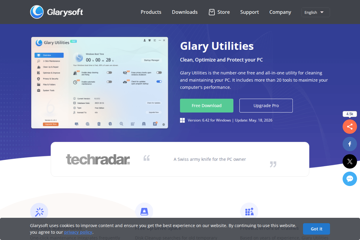 Captura de Glary Utilities