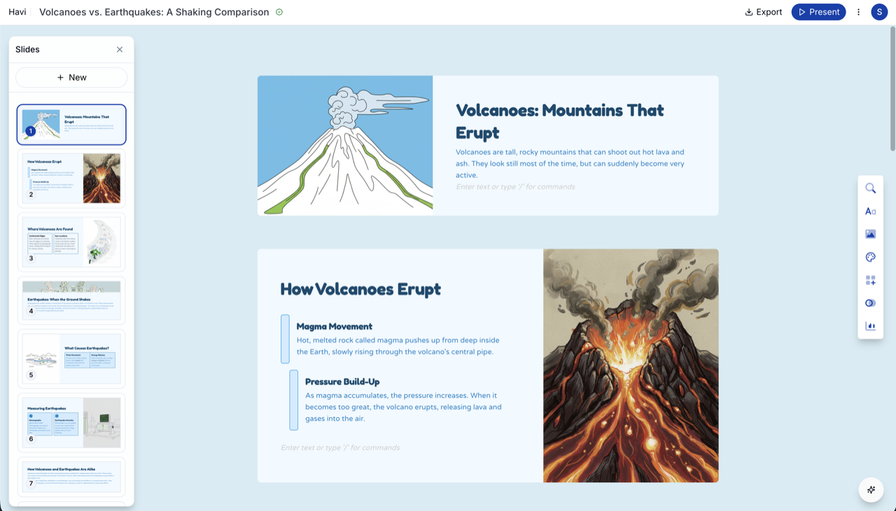 Captura de pantalla de Havi