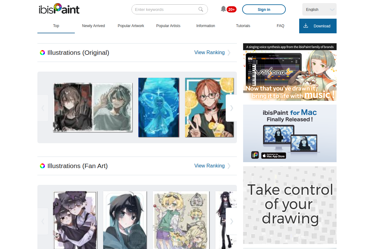 Captura de ibis Paint X