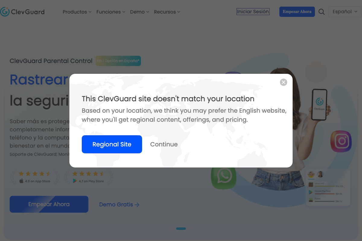 Captura de pantalla de KidsGuard Pro