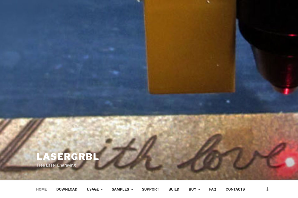Captura de pantalla de LaserGRBL