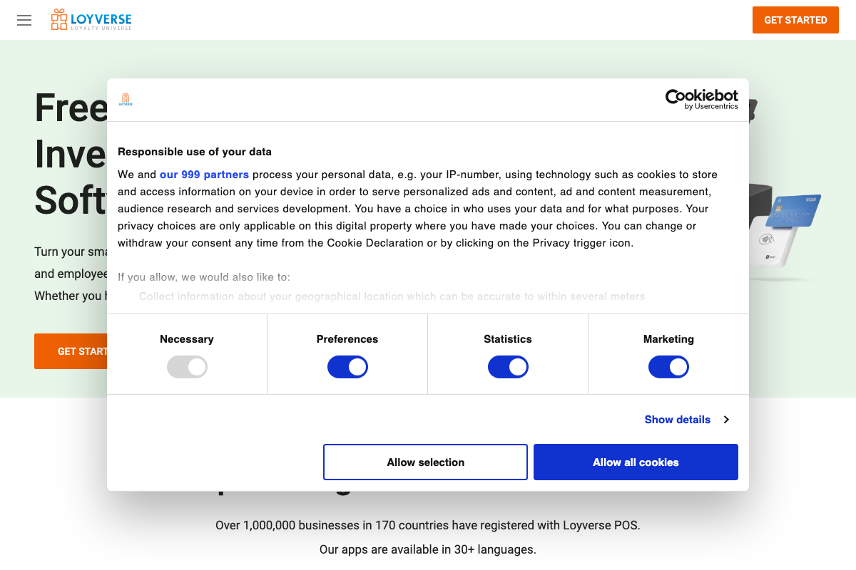 Captura de pantalla de Loyverse