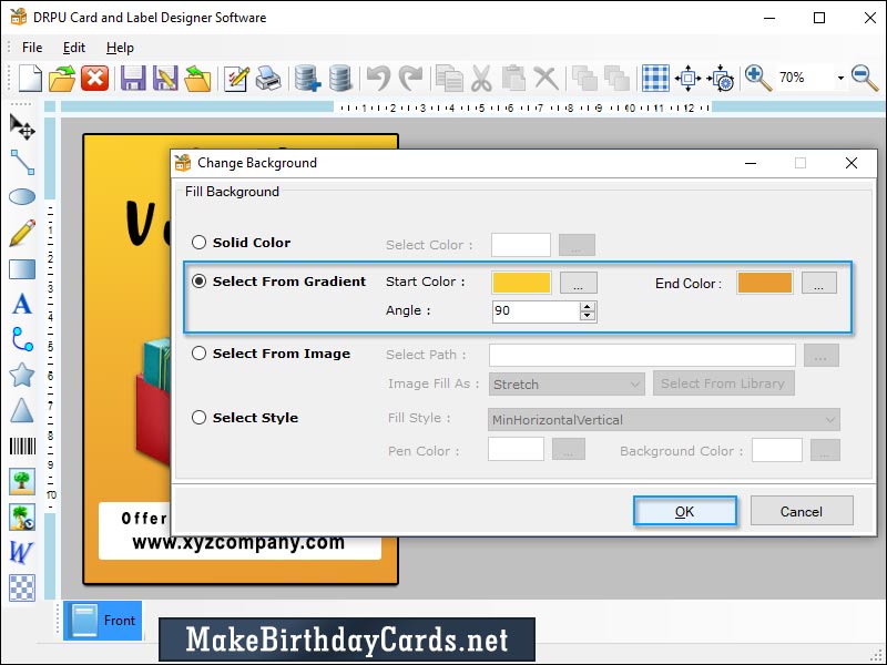 Captura de pantalla de Id Card Making Software