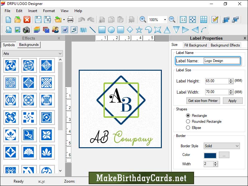 Captura de pantalla de Make Company Logo