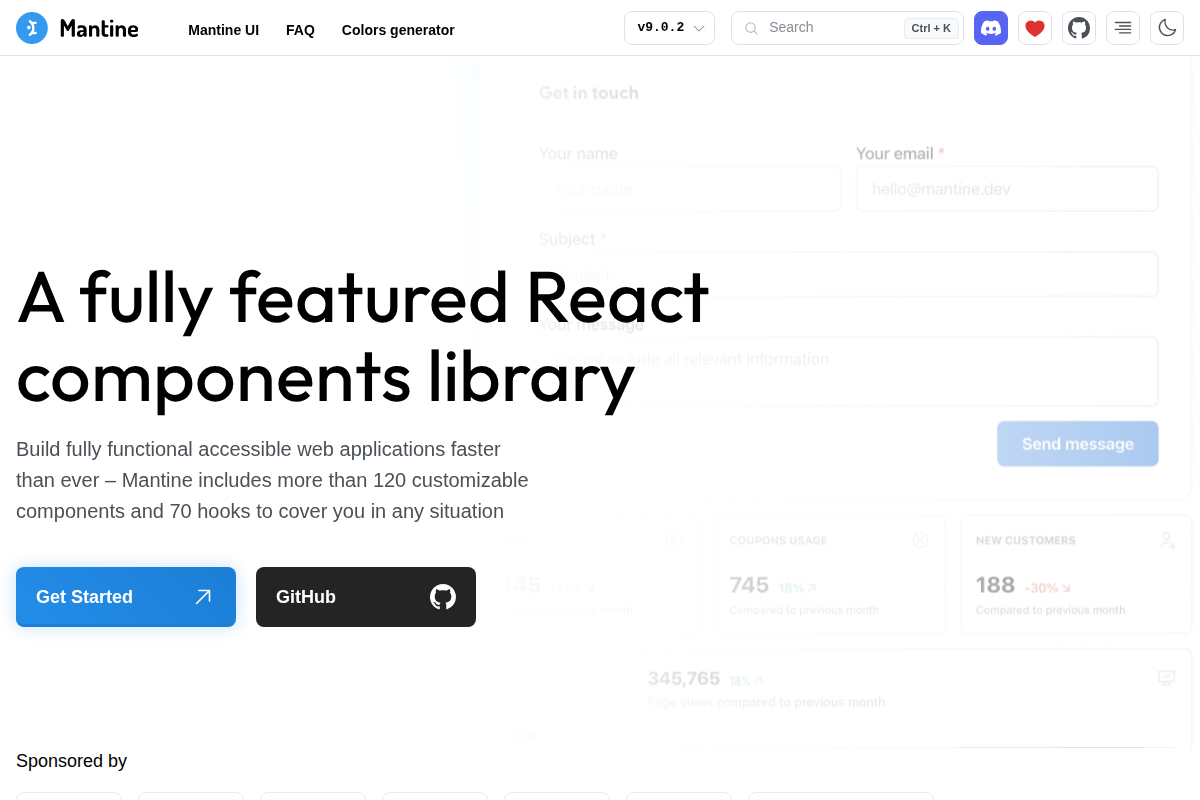 Captura de pantalla de Mantine