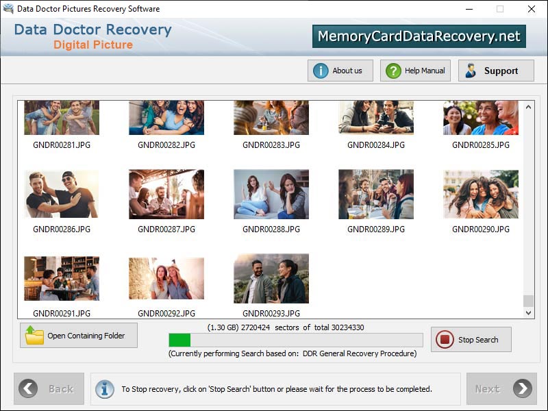 Captura de pantalla de Recovery Deleted Pictures