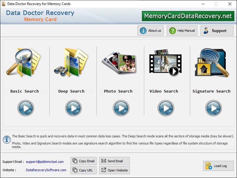 Captura de pantalla de Card Data Recovery Download