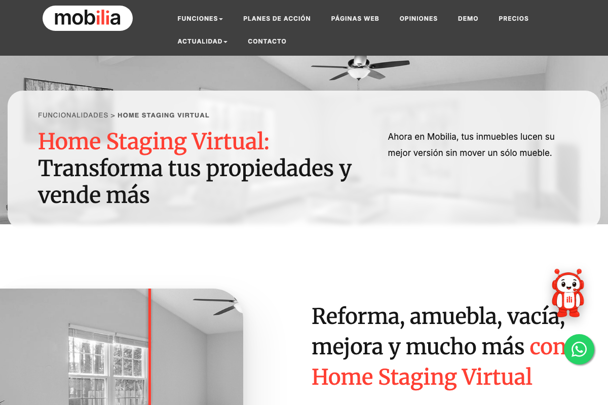 Captura de pantalla de Mobilia CRM