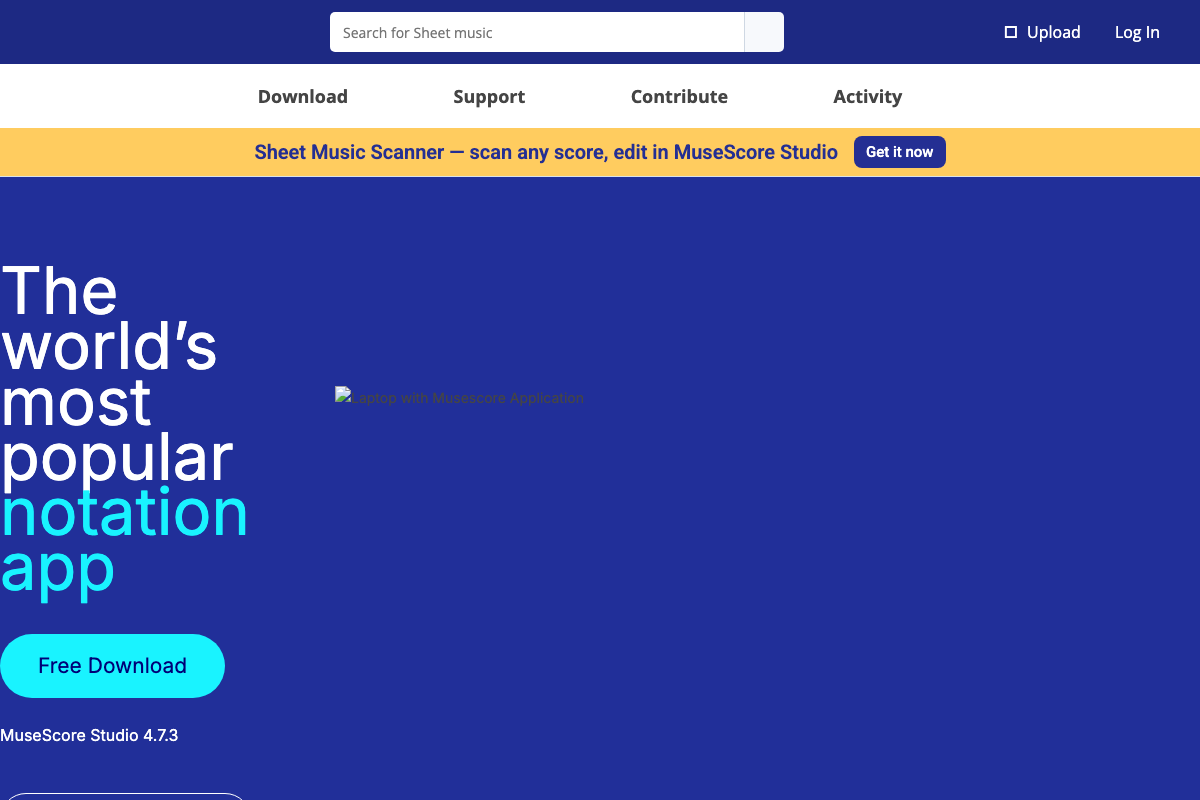 Captura de pantalla de MuseScore