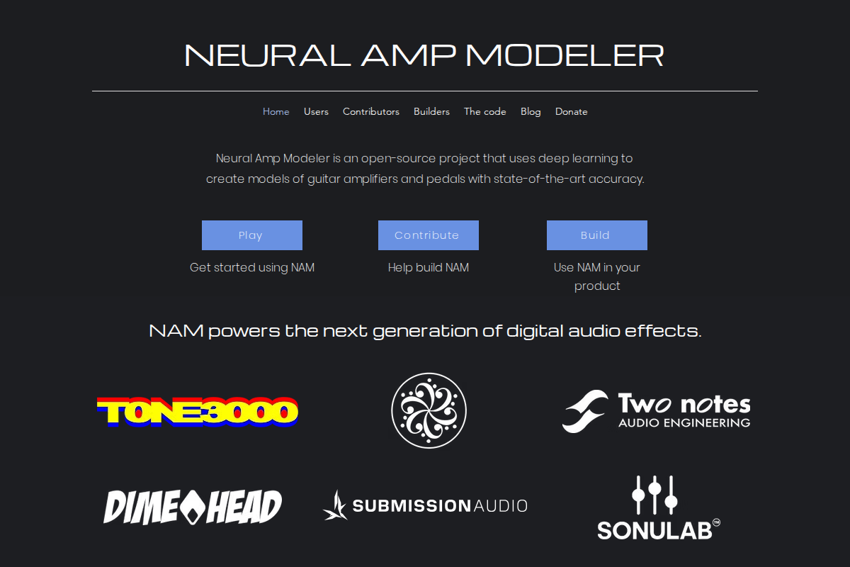 Captura de pantalla de Neural-Amp-Modeler