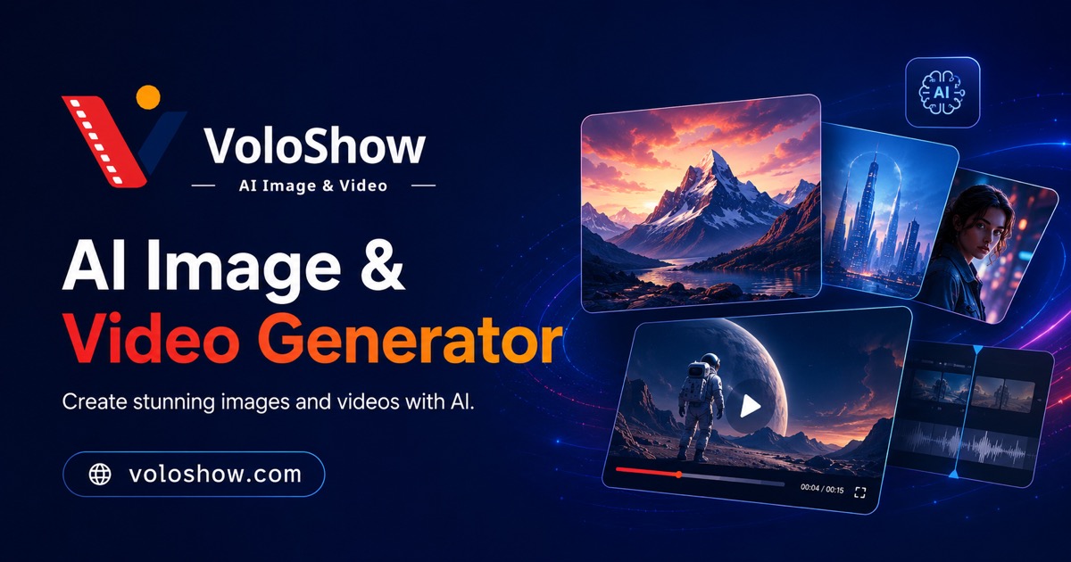 Captura de pantalla de Voloshow — AI Image Generator & Product 
