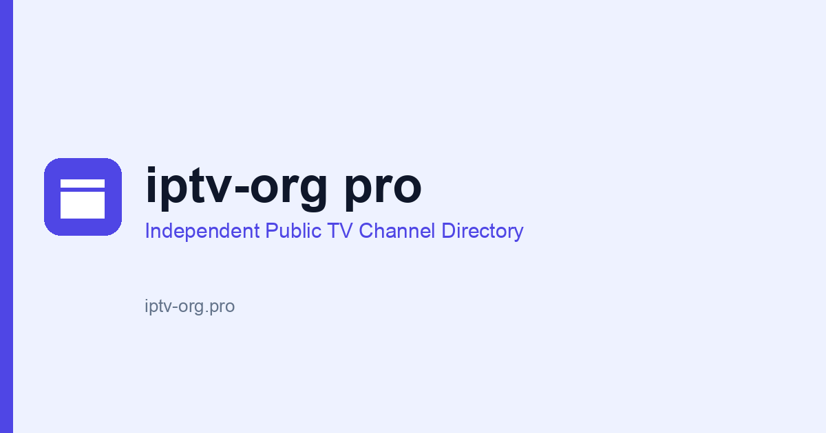 Captura de pantalla de iptv-org pro