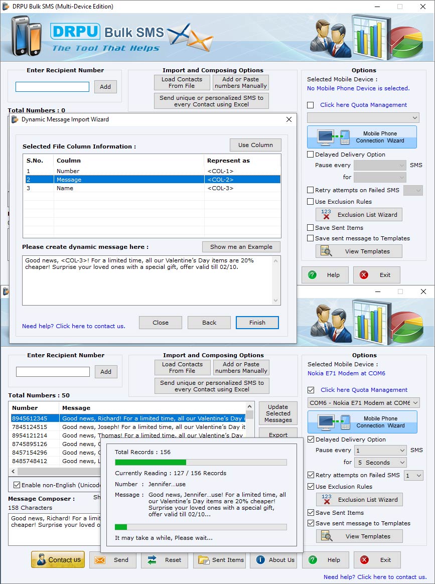 Captura de pantalla de Mobile SMS Applications