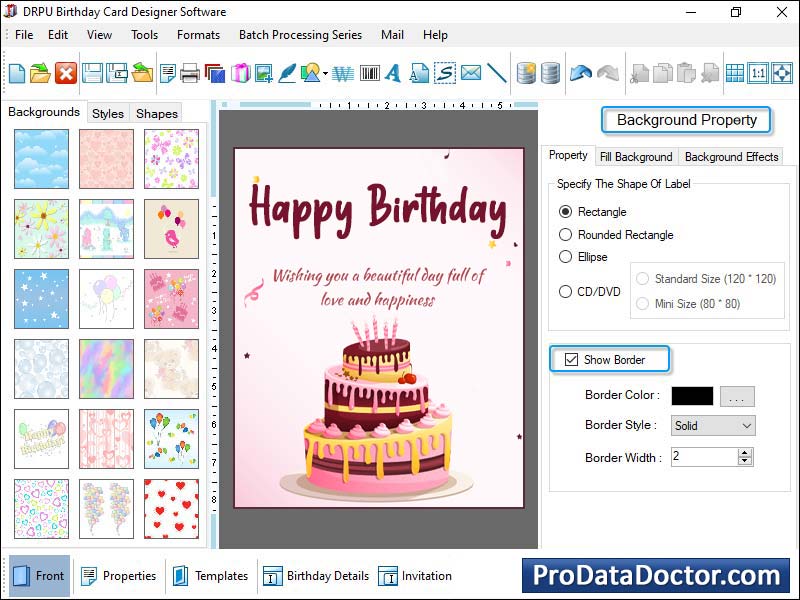 Captura de pantalla de Make Birthday Card