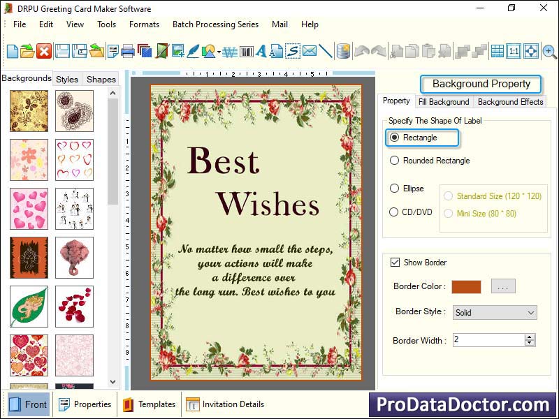 Captura de pantalla de Greeting Card Programs