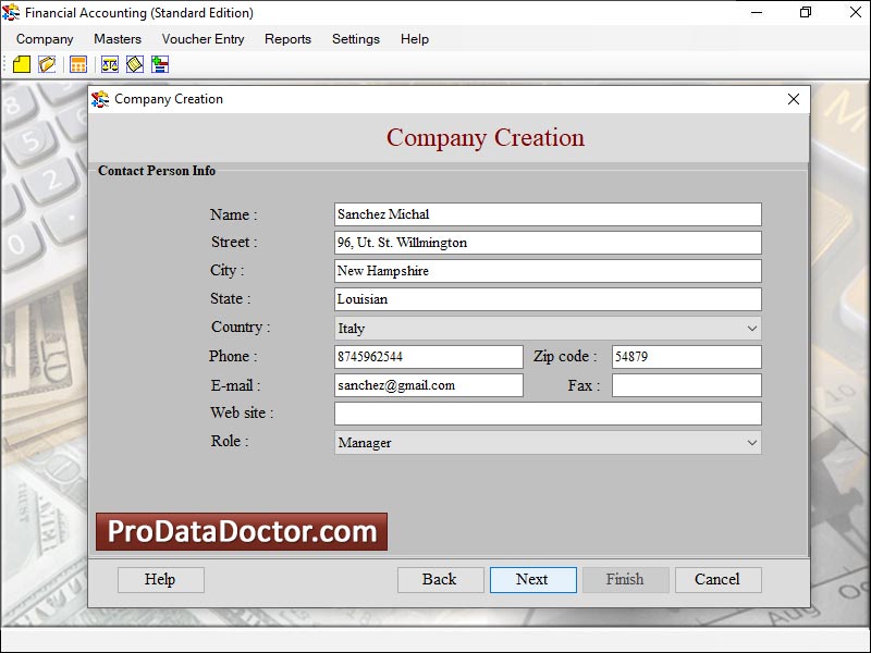 Captura de pantalla de Business Accounting Software